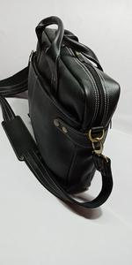Professional Genuine Leather <b>Laptop</b> <b>Bag</b> Full Grain Cowhide Office Briefcase with Adjustable Shoulder Strap <b>for</b> Work and Travel - Product Image 6
