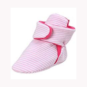 Botines de algodón orgánico puro para bebé recién nacido, zapatos para bebé, precio de fábrica - Product Image 1