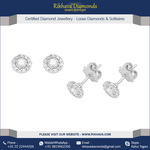 Boucles d'oreilles indiennes diamant - Product Image 3