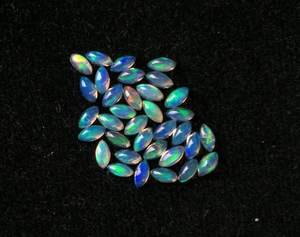 2x4mm Opale éthiopienne Marquise Cabochon AAA Pierre précieuse naturelle de feu de haute qualité IGI Certifié Pierres précieuses en vrac traitées thermiquement - Product Image 3