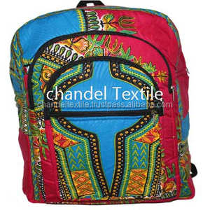 Bolso africano Dashiki mochila cera bolso escolar libro mochila bolso Tribal estampado algodón cera impreso hombros moda - Product Image 4