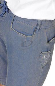 Pantalones Cortos Vaqueros Vintage para Hombre, 100% Algodón, Ecológicos, Impermeables, Transpirables, de Secado Rápido, con Bordado, 300g, Casuales de Verano - Product Image 2