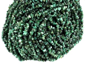 ลูกปัดแบบไม่เจียระไนสีเขียวมรกตธรรมชาติคุณภาพสูง - Product Image 2