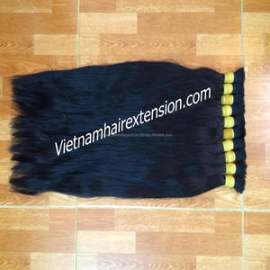 Extensions de cheveux humains vierges Remy 100% non traités de haute qualité, 8"-32", 100g en vrac, prix d'usine - Product Image 4