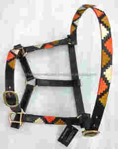 Licou de cheval en cuir licol de cheval de créateur - Product Image 2