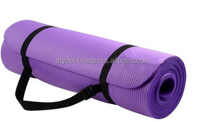Yoga todo propósito Extra gruesa de alta densidad AntiTear ejercicio nbr estera de Yoga con correa - Product Image 2
