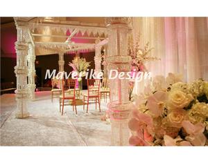 Indian Wedding Mandap <b>Crystal</b> Stage Adjustable Canopy Chutzpah Mandap Wedding Photo Decorated <b>Crystal</b> <b>Frame</b> Flower Stand - Product Image 4