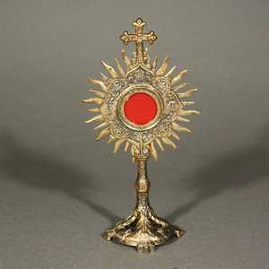 Iglesia de latón, Monstrance grande/producto de Iglesia, fabricante Brassworld India - Product Image 5