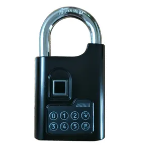 Akıllı parmak izi güvenlik çelik asma kilit Padlock1.0