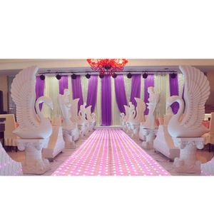 Accesorios de fibra de pavo real para pasarela, pedestales de fibra blanca tallada, pilares de boda - Product Image 1