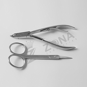 คีมตัดหนังสำหรับมืออาชีพทำจากสเตนเลสสตีลอุปกรณ์กำจัดแคลลัสเครื่องมือดูแลความงามอุปกรณ์กำจัดหนังด้านแบบไร้สีรุ้งออกแบบโลโก้ได้ตามต้องการ - Product Image 6