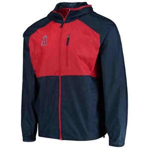 Chaqueta cortavientos para equipo de béisbol con cremallera completa para hombre, ligera, elegante y duradera para ligas de béisbol - Product Image 1