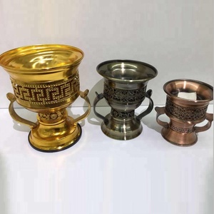 Bonne qualité moyen-orient métal charbon de bois brûleur d'encens arabie saoudite mabkhara Bakhoor brûleur - Product Image 4