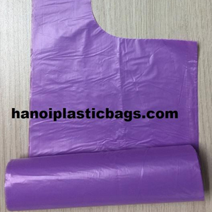 Virgin T shirt <b>plastic</b> bag on <b>roll</b> high quality Vietnam made in - Product Image 2
