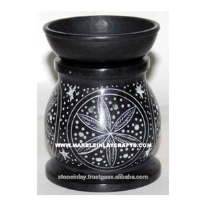 Black Soapstone Beautiful Aroma <b>Oil</b> <b>Diffuser</b> - Product Image 1