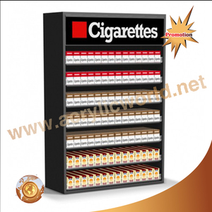 cigarette <b>display</b> acrylic cigarette <b>display</b> cabinet/ acrylic cigarette <b>display</b> <b>rack</b>/ acrylic cigarette stands with pushers - Product Image 5