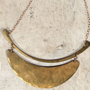 Collier marbré en acier inoxydable, pour femmes et filles, bijoux plaqués en or - Product Image 2