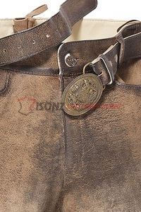 Lederhosen... trachten ropa kurz lederhose alemán manguera de cuero - Product Image 2