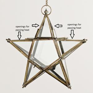 Hanging Star <b>Candle</b> <b>Lantern</b> - Product Image 3