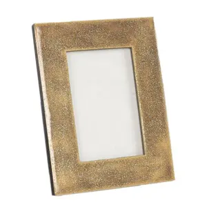 Marco de madera de mármol dorado, marco de fotos decorativo para el hogar - Product Image 1