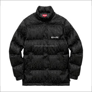 Chaqueta de burbujas negra para hombre, acolchada, acolchada, personalizada, de alta calidad, ligera, para exteriores - Product Image 2