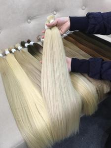 Extensiones de Cabello Humano Remy Virgen Vietnamita 100% Grado 8A a Granel 8-32'' Rubio y Marrón Todos los Colores Compatibles con Tinte Precio al por Mayor - Product Image 4