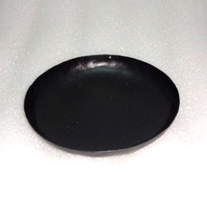 Dernier modèle Plateau de service rond brillant en cuivre et fer Style antique avec plaque de présentation en émail pour la cuisine à domicile - Product Image 5