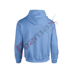 Sweats à capuche en polaire à manches longues 100% coton personnalisés pour hommes, méthode de tissage en tricot anti-rétrécissement à motif solide - Product Image 1