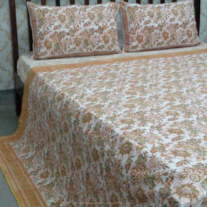 Nueva Tendencia, Colcha India Sanganer Estampada a Mano, 100% Algodón Ecológico, para Todas las Temporadas, para Venta al por Mayor - Product Image 5