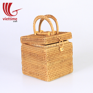 En gros haute qualité paille sacs à main fabriqués en rotin Vietnam - Product Image 5