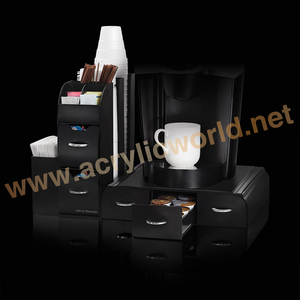 Estación de Condimentos para Café Stockade de Fábrica, Soporte Acrílico para Vasos de Café - Product Image 5