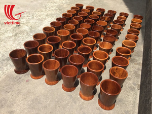 แก้วมักทำจากไม้เป็นมิตรกับสิ่งแวดล้อมสำหรับห้องนั่งเล่นงานฝีมือจากเวียดนาม - Product Image 4