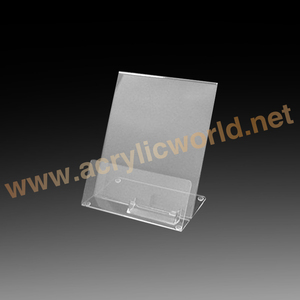 Porte-broche publicitaire en acrylique, porte-feuille en acrylique, porte-magazines - Product Image 1
