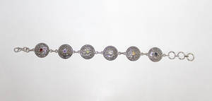 Bracelet de mode en argent sterling 925 de créateur Bracelet en argent multi-pierres précieuses Grossiste de bijoux en pierres précieuses - Product Image 3