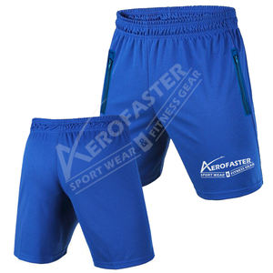 Shorts de jogging pour homme, 100% polyester, taille élastique, anti-froissement, style décontracté, musculation, entraînement, service OEM personnalisable - Product Image 2