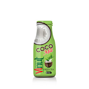 Bebida con sabor a café con leche de coco Botella de vidrio de 280ml - Product Image 2