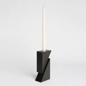 Metal Aluminum Candle Blocks Holder Bookend Brass or black color home decoration wedding garden Kitchen office - Product Image 2