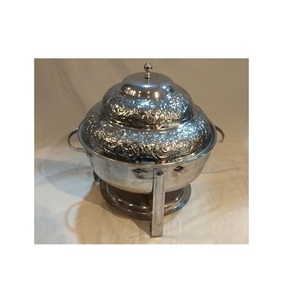 Plato de chafado para el hogar, decoración de platos para Hotel y restaurante, logotipo personalizado, diseño moderno, de Metal y cobre, nuevo diseño - Product Image 1