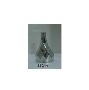 Jarrón de aluminio con maceta decorativa pulida con espejo para la mesa del hogar y la sala de estar - Product Image 1