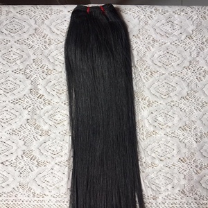 Nuevos paquetes premium de cabello humano indio liso, sin procesar 100% indio crudo virgen TEMPLE HUMAN HAIR SINGLE DONOR HAIR PACK - Product Image 1