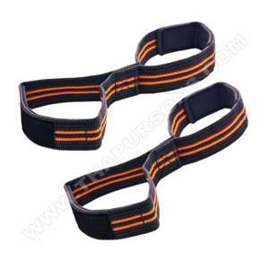 Wholesale Sialkot Figure 8 Lifting Straps Neoprene Padded Gym Training Wrist Strap for Weightlifting and Fitness - Product Image 3