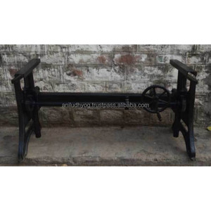 Base de mesa de manivela ajustable de hierro fundido - Product Image 1