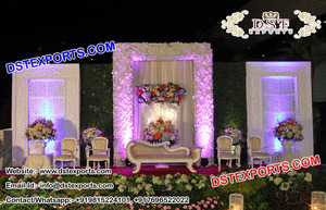 Decoración asiática de escenario para bodas, hermoso escenario de boda de diseño prominente - Product Image 2