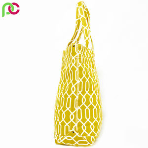 Sac fourre-tout en toile calicot 100% coton imprimé sur mesure Sac fourre-tout écologique 2025 tendance Sac à provisions de plage imprimé sur mesure - Product Image 3