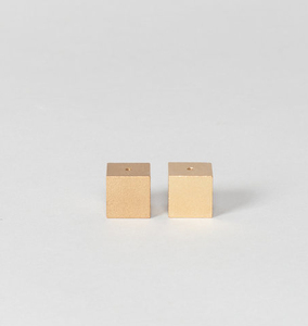 เชิงเทียนโลหะทองเหลืองบริสุทธิ์ที่วางธูปทรงลูกบาศก์สำหรับศาสนา - Product Image 1