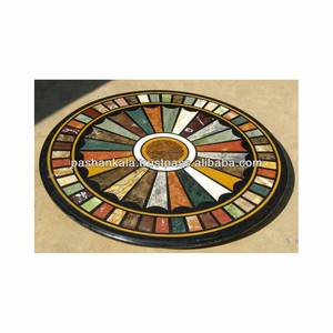 ท็อปโต๊ะทำงานหินอ่อนฝังหินแข็ง - Product Image 1