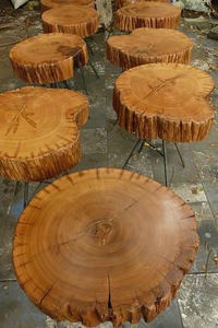 Table en bois flotté ensembles de meubles d'extérieur et d'intérieur - Product Image 6