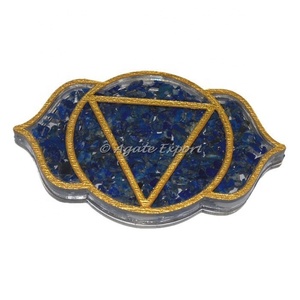 Sous-verres naturels de guérison du troisième œil Sodalite Orgone Vente en gros de pierres semi-précieuses naturelles - Product Image 1