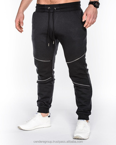 Pantalon de survêtement personnalisé en gros bon marché Pantalon de jogging vierge Slim Fit Zip Nouveau produit Pantalon de survêtement Pantalon de survêtement Offre Spéciale - Product Image 1