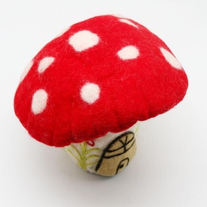 FCS-006 de Casa de respetuoso del medio ambiente de lana de Nueva Zelanda accesorios de la Navidad de artesanía y la mano de fieltro mujeres artesano de Nepal - Product Image 3